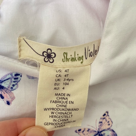 Spring like little girls dress with butterflies. - Picture 7 of 10